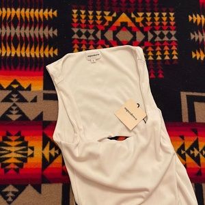 Gail Tank Dress in White (superdown) 🌹